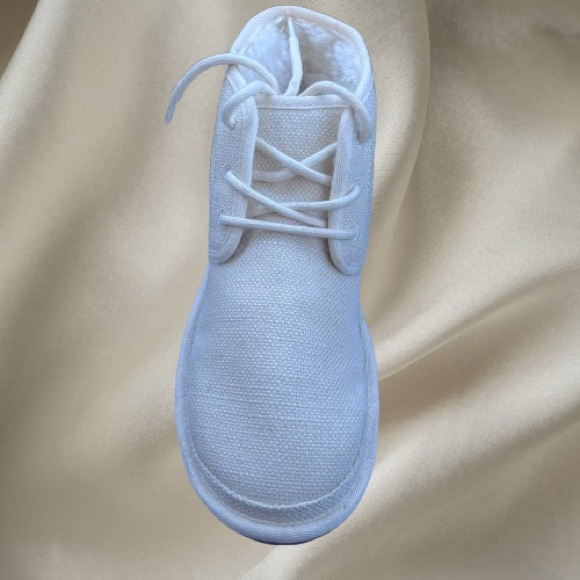 UGG Neumel Natural Hemp Cream Canvas Chukka Ankle Boot - Picture 3 of 8